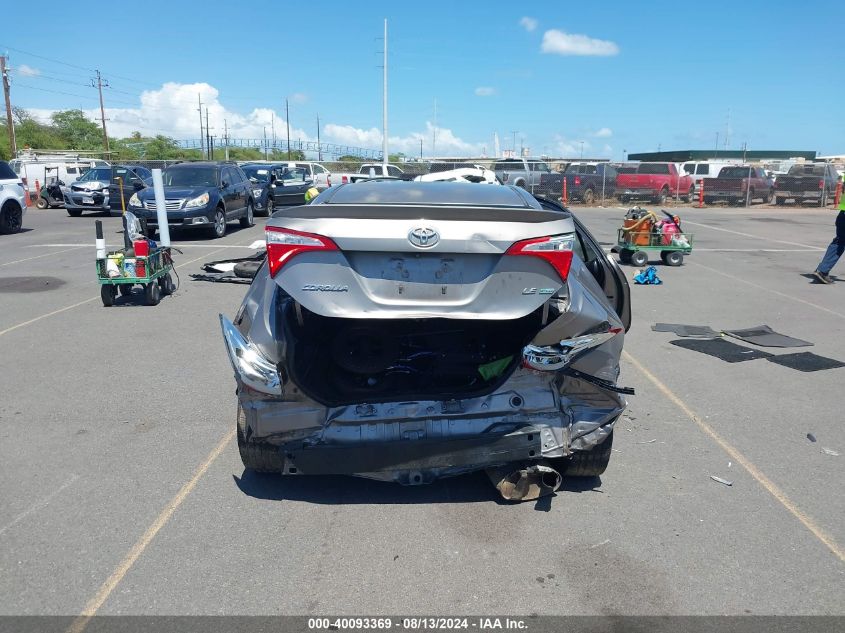 2014 Toyota Corolla Le Eco/Le Eco Plus/Le Eco Premium VIN: 5YFBPRHE5EP070776 Lot: 40093369