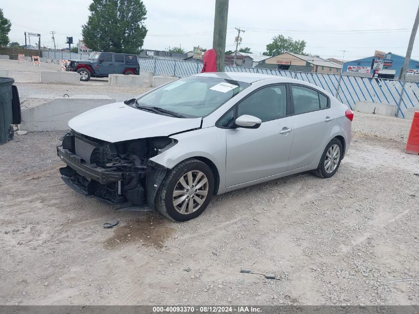 KNAFX4A68G5609508 2016 KIA FORTE - Image 2