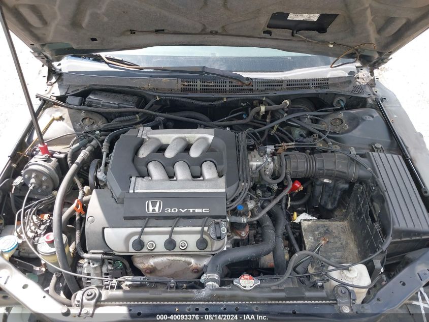 1999 Honda Accord Ex V6 VIN: 1HGCG1650XA033698 Lot: 40093376