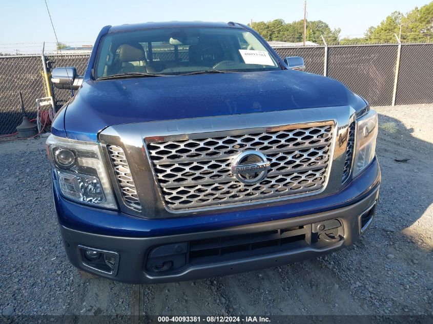 2018 Nissan Titan Platinum Reserve VIN: 1N6AA1E61JN503848 Lot: 40093381