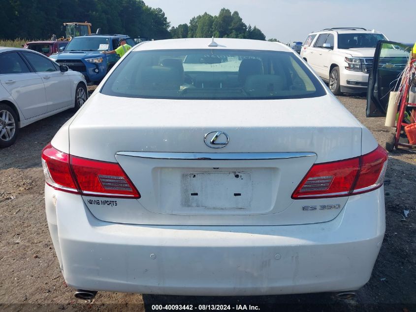 2012 Lexus Es 350 VIN: JTHBK1EGXC2505744 Lot: 40093442