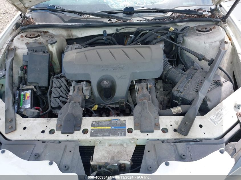 2007 Pontiac Grand Prix VIN: 2G2WP552071156748 Lot: 40093471