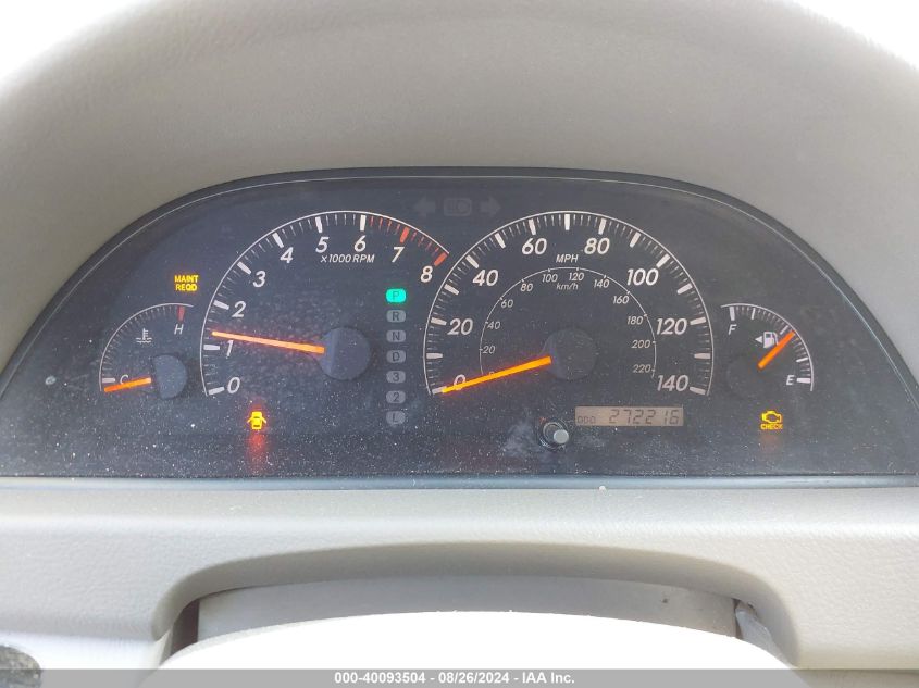 2005 Toyota Camry Std VIN: 4T1BE32K45U014246 Lot: 40093504