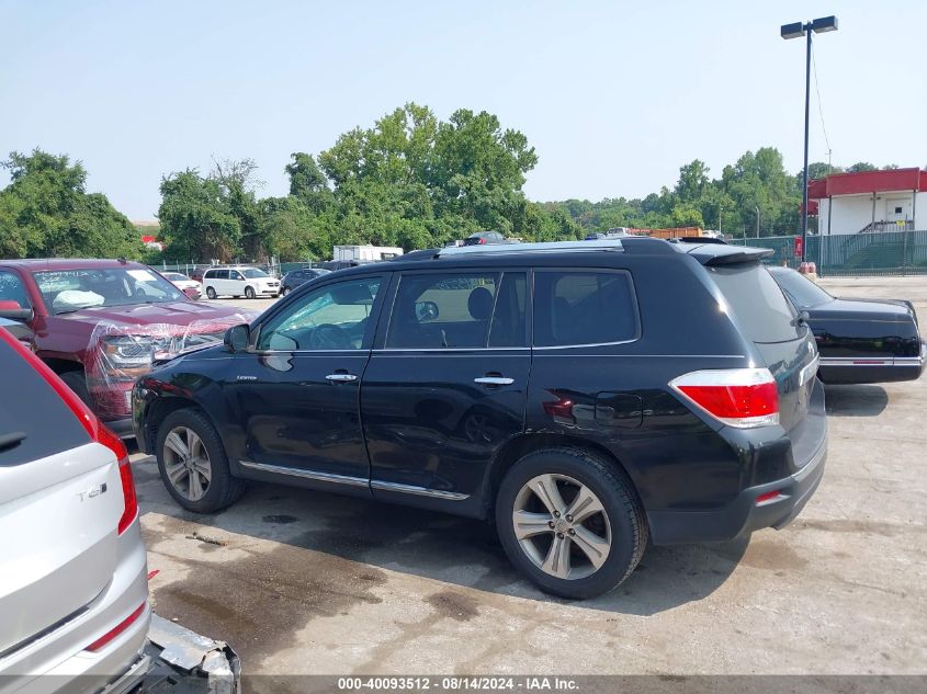 2013 Toyota Highlander Limited V6 VIN: 5TDDK3EH9DS223278 Lot: 40093512