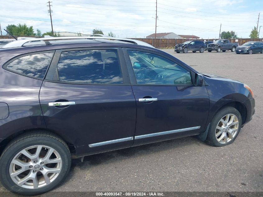 2013 Nissan Rogue Sv W/Sl Pkg VIN: JN8AS5MV9DW640927 Lot: 40093547