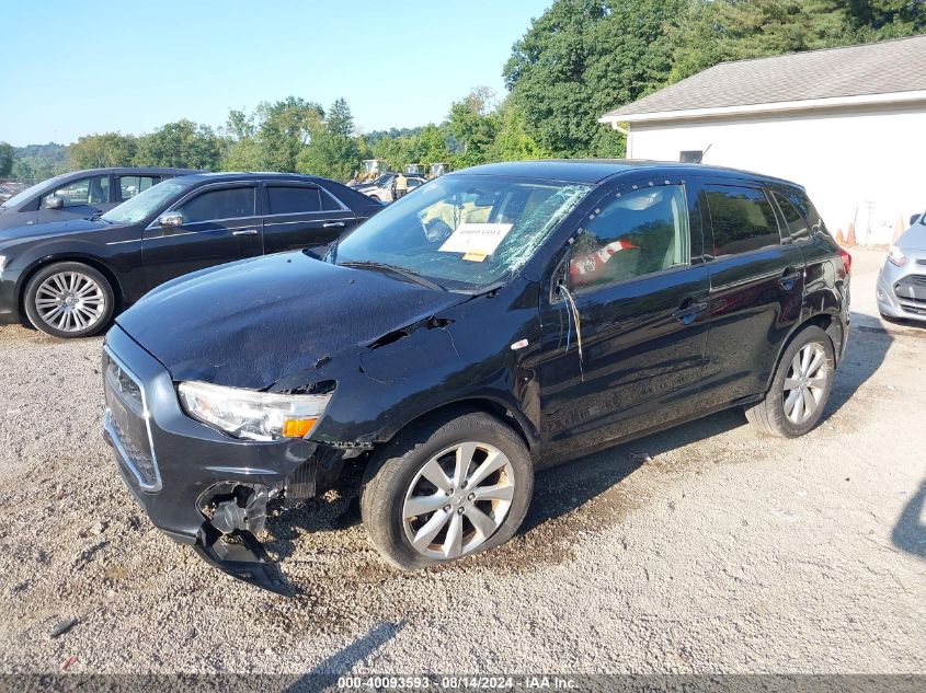 2014 Mitsubishi Outlander Sport Es VIN: 4A4AP3AU8EE017473 Lot: 40093593