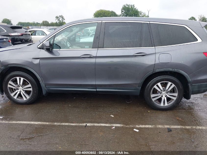 2018 Honda Pilot Ex-L VIN: 5FNYF5H5XJB032391 Lot: 40093602