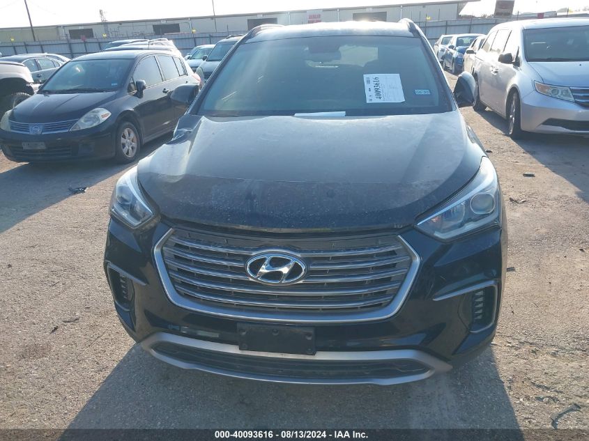 2017 Hyundai Santa Fe Se VIN: KM8SM4HF3HU235005 Lot: 40093616