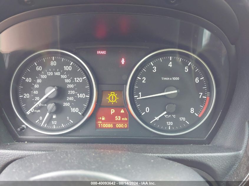 2011 BMW 335I xDrive VIN: WBAPL5C58BA742053 Lot: 40093642