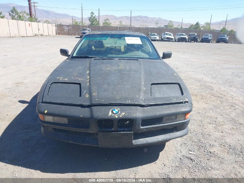 1991 BMW 850 I Automatic VIN: WBAEG2314MCB73641 Lot: 40093709