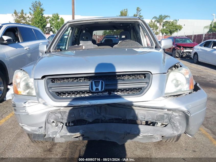 2005 Honda Pilot Ex VIN: 2HKYF18485H539233 Lot: 40093716