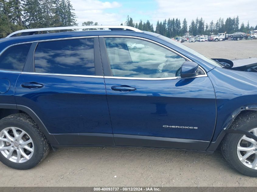 2018 Jeep Cherokee Latitude Fwd VIN: 1C4PJLCB6JD563087 Lot: 40093737