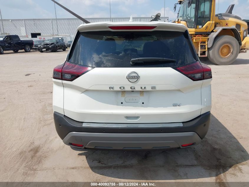 2022 Nissan Rogue Sv Fwd VIN: 5N1BT3BA1NC712669 Lot: 40093755