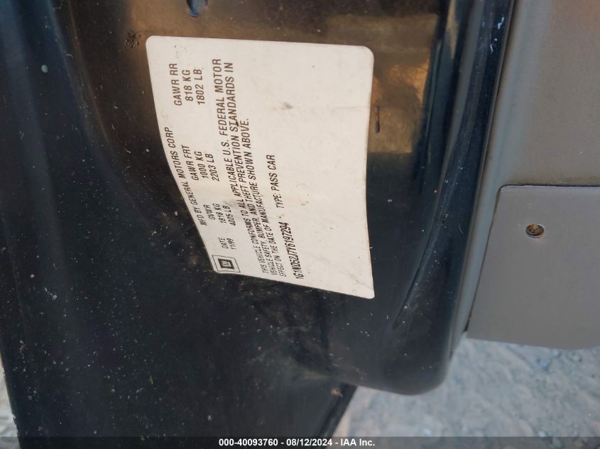 2000 Chevrolet Malibu VIN: 1G1ND52J7Y6197294 Lot: 40093760