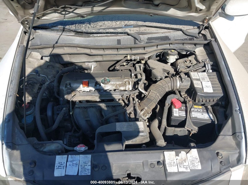 2010 Honda Accord 2.4 Lx-P VIN: 1HGCP2F44AA093942 Lot: 40093801