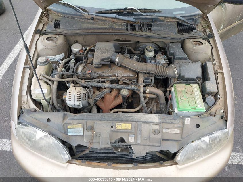 1998 Chevrolet Cavalier Base Cmi VIN: 3G1JC1249WS830035 Lot: 40093815