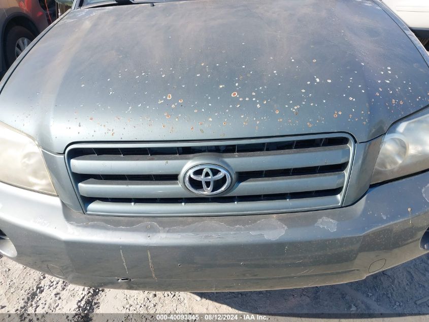 2004 Toyota Highlander VIN: JTEGD21A740089377 Lot: 40093845