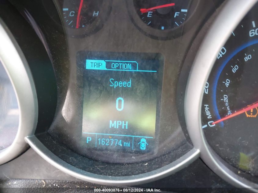 2014 Chevrolet Cruze 2Lt Auto VIN: 1G1PE5SB9E7119605 Lot: 40093876