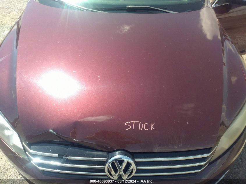 2013 Volkswagen Passat 2.5L Se VIN: 1VWBP7A31DC024315 Lot: 40093937