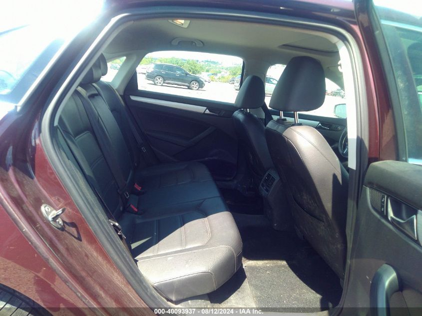 2013 Volkswagen Passat 2.5L Se VIN: 1VWBP7A31DC024315 Lot: 40093937