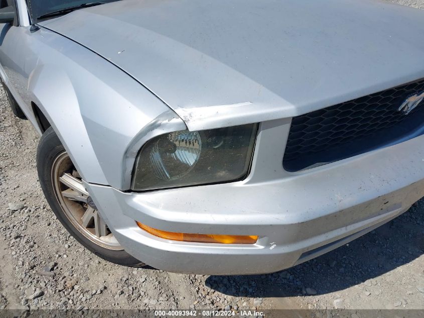 2006 Ford Mustang V6 VIN: 1ZVFT84N665117841 Lot: 40093942