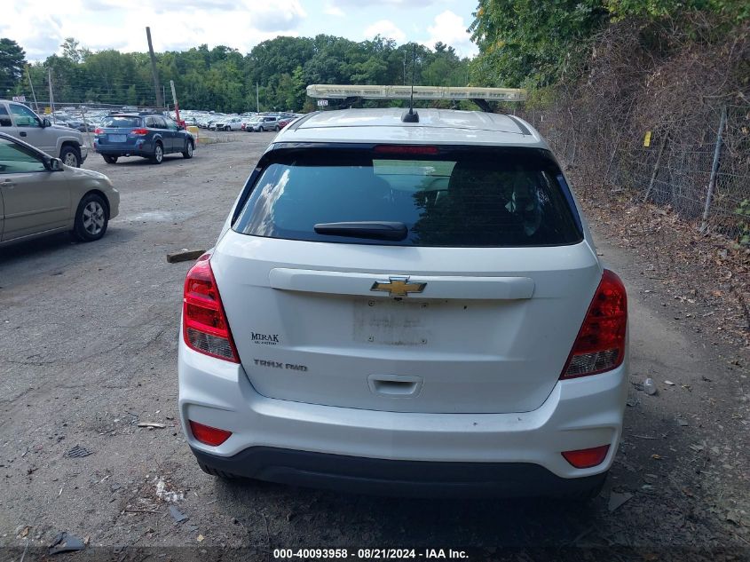 2019 Chevrolet Trax Ls VIN: 3GNCJNSBXKL261851 Lot: 40093958