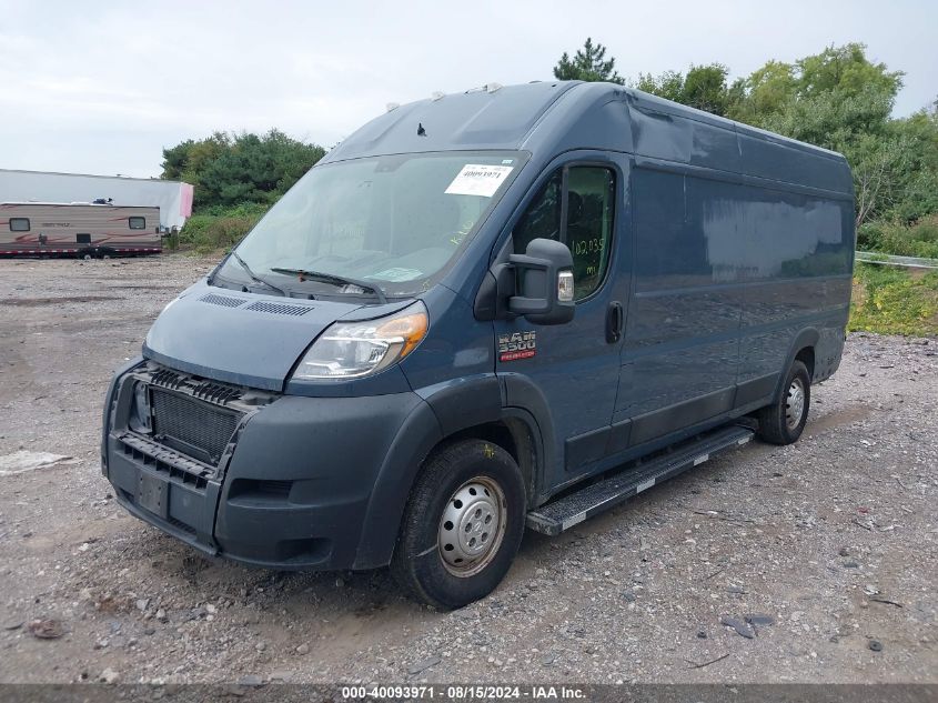 VIN 3C6URVJG2KE551595 2019 RAM PROMASTER 3500 no.2