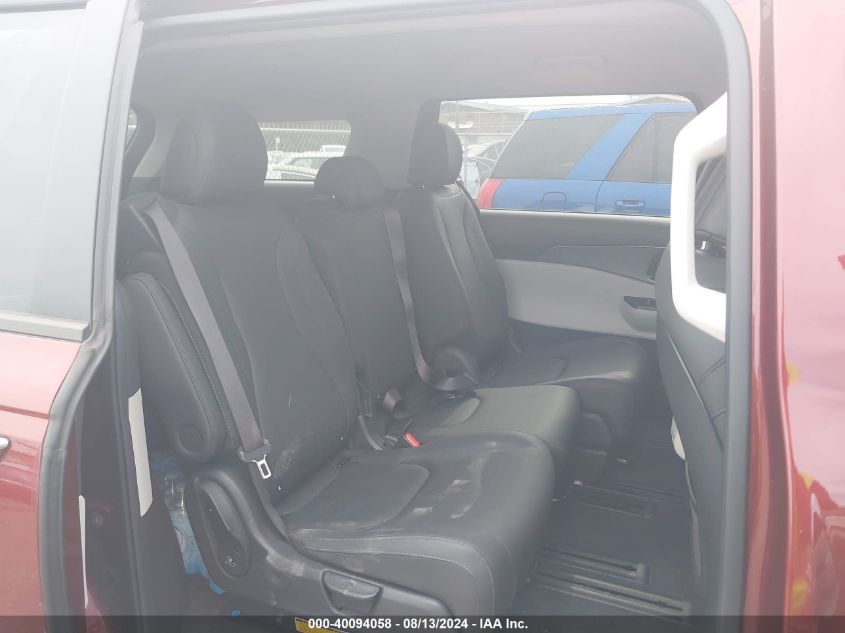 2022 Kia Carnival Mpv Lx Seat Package VIN: KNDNB4H37N6092492 Lot: 40094058