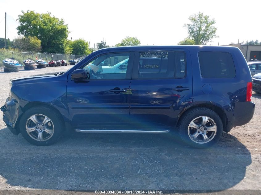 2013 Honda Pilot Ex VIN: 5FNYF4H46DB081173 Lot: 40094084