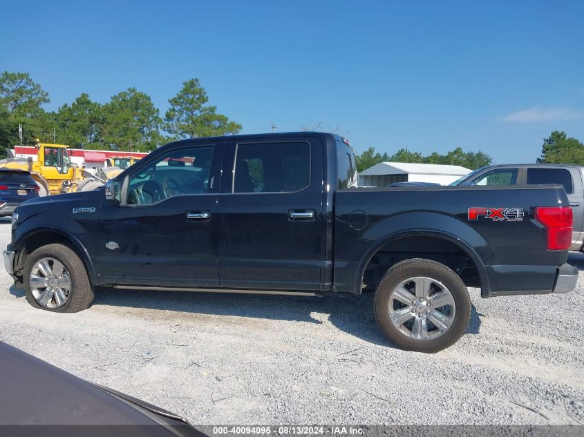 2019 Ford F-150 Supercrew VIN: 1FTEW1E41KFA85291 Lot: 40094095