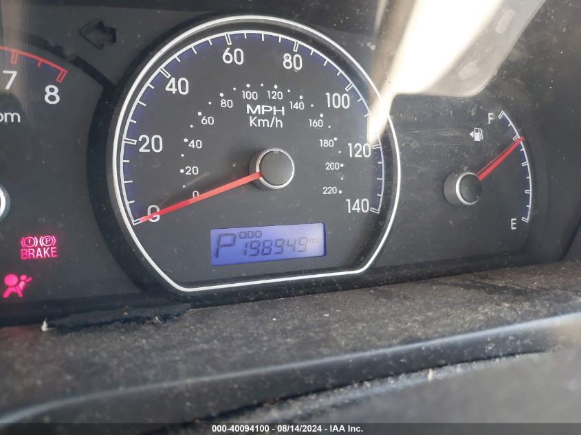 2009 Hyundai Elantra Gls/Se VIN: KMHDU46DX9U697816 Lot: 40094100