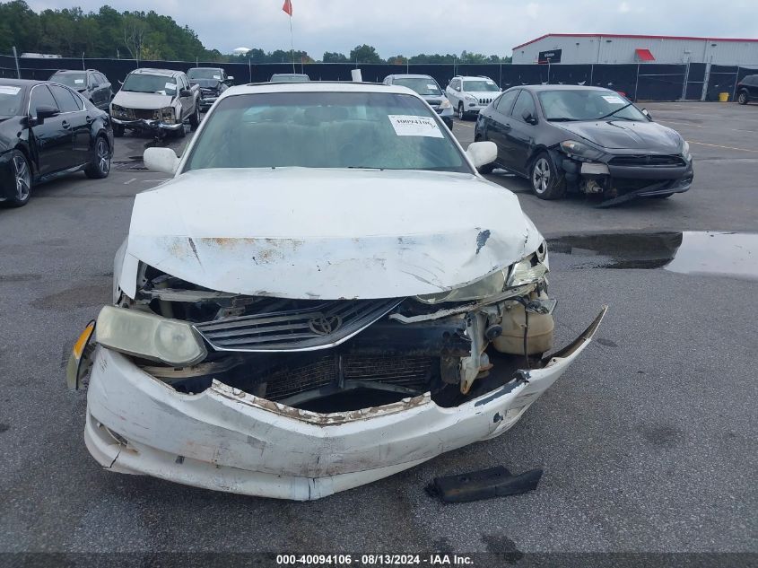 2002 Toyota Camry Solara Sle V6 VIN: 2T1CF28P52C552093 Lot: 40094106