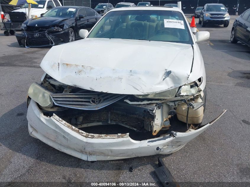 2002 Toyota Camry Solara Sle V6 VIN: 2T1CF28P52C552093 Lot: 40094106