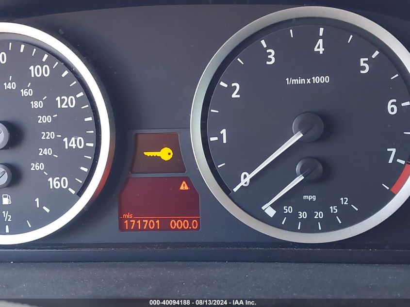 2007 BMW 530I VIN: WBANE73537CM53199 Lot: 40094188