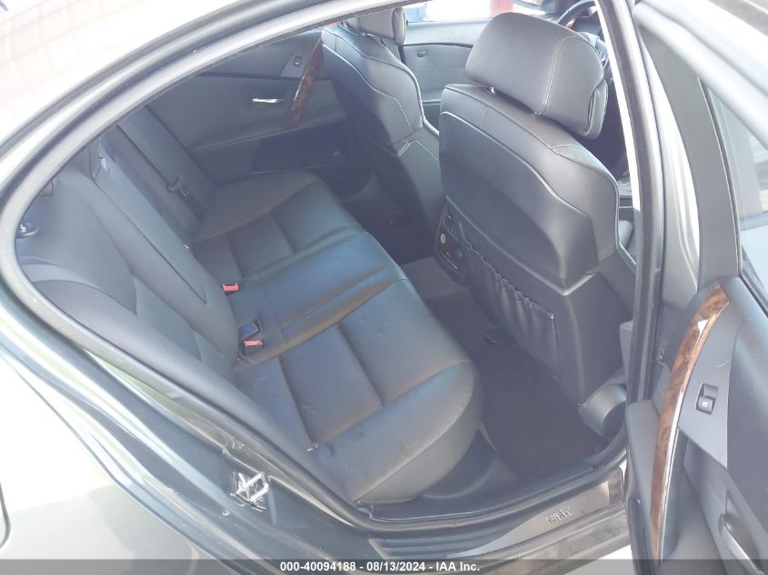 2007 BMW 530I VIN: WBANE73537CM53199 Lot: 40094188