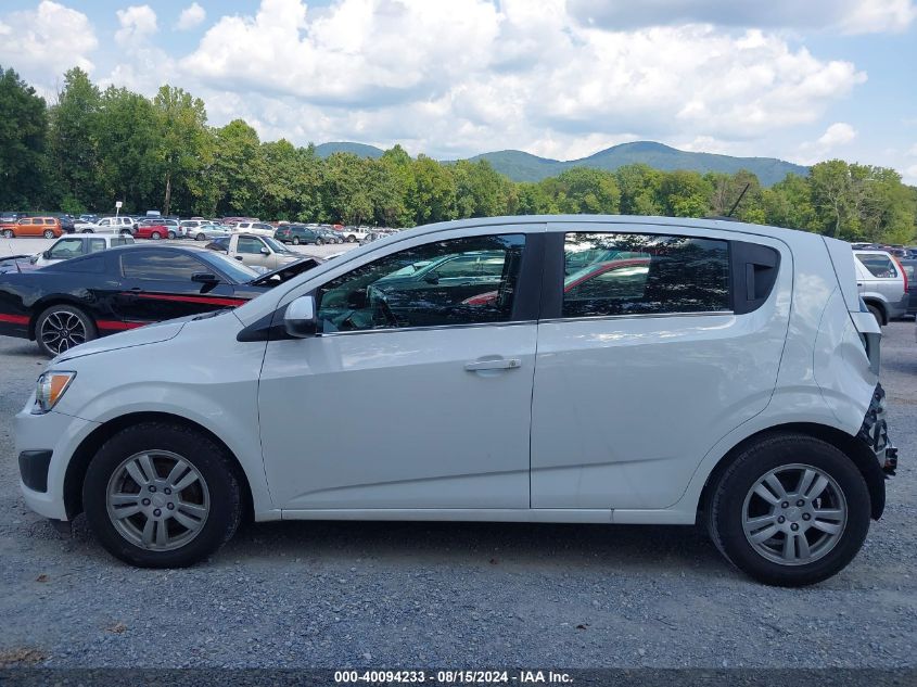 2016 Chevrolet Sonic Lt Auto VIN: 1G1JC6SH5G4114699 Lot: 40094233