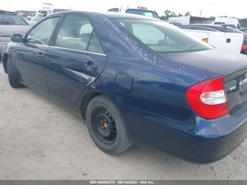 2003 Toyota Camry Le/Xle/Se VIN: 4T1BE32K23U641735 Lot: 40094278