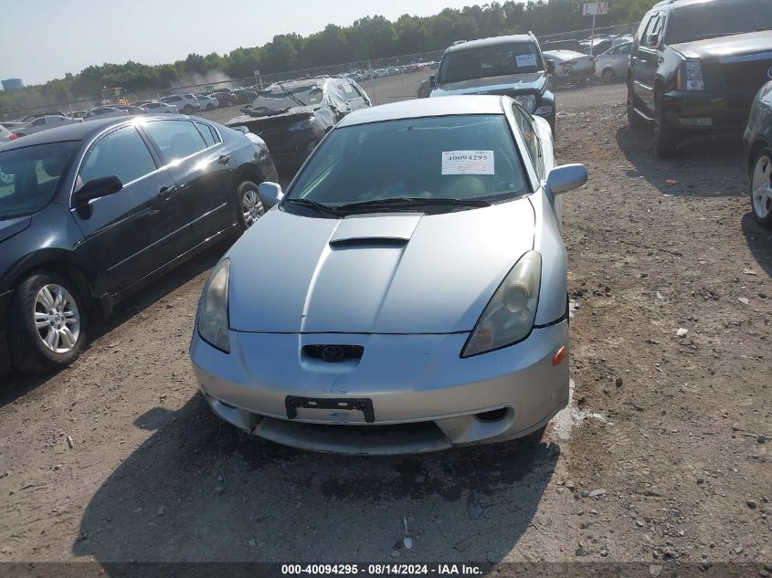 2000 Toyota Celica Gt VIN: JTDDR32T2Y0044660 Lot: 40094295