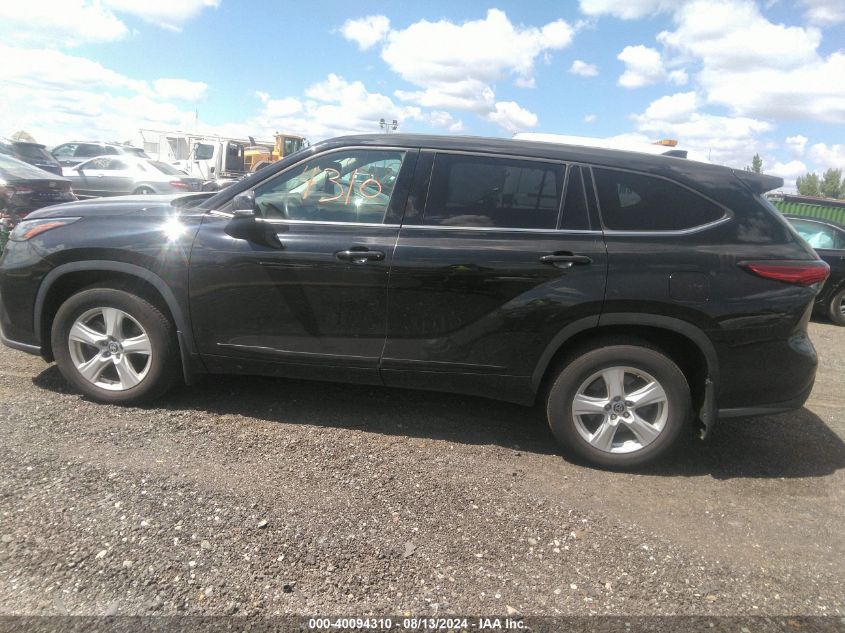 2021 Toyota Highlander L VIN: 5TDCZRBHXMS073308 Lot: 40094310