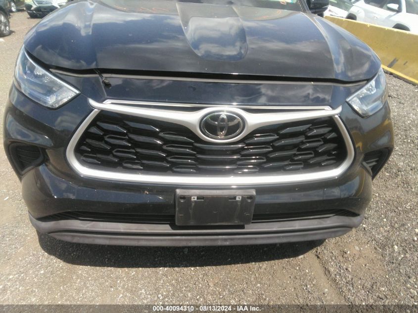 2021 Toyota Highlander L VIN: 5TDCZRBHXMS073308 Lot: 40094310