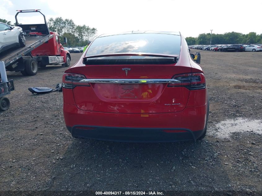 2020 Tesla Model X Long Range Dual Motor All-Wheel Drive/Long Range Plus Dual Motor All-Wheel Drive VIN: 5YJXCAE29LF231829 Lot: 40094317