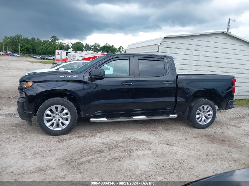 2021 CHEVROLET SILVERADO 1500 2WD  SHORT BED CUSTOM - 3GCPWBEK6MG444018