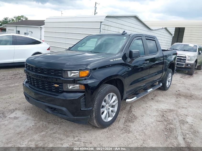 2021 CHEVROLET SILVERADO 1500 2WD  SHORT BED CUSTOM - 3GCPWBEK6MG444018