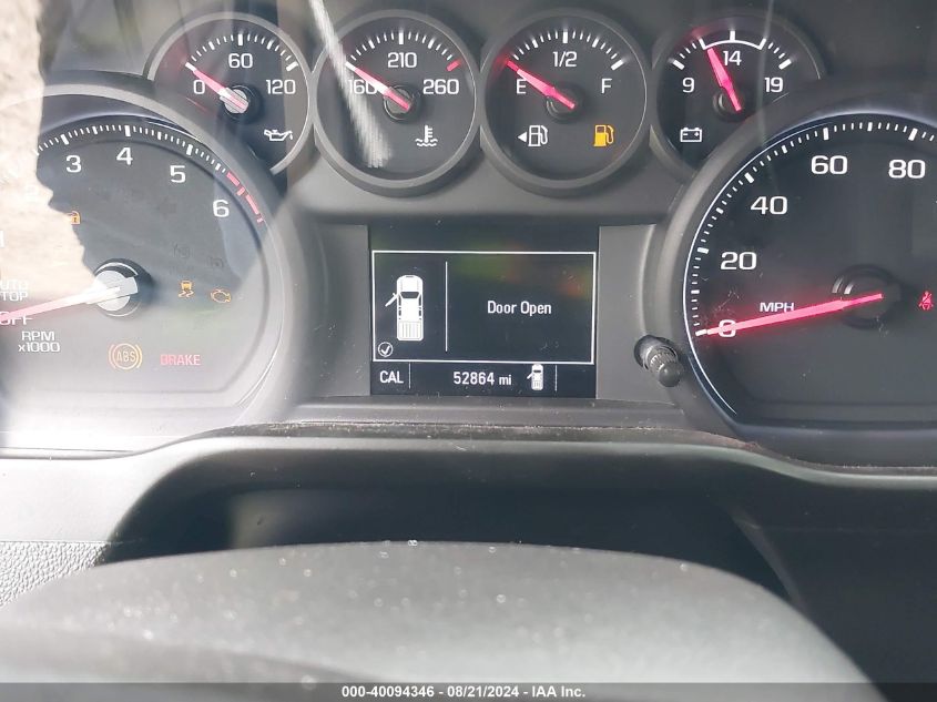 2021 CHEVROLET SILVERADO 1500 2WD  SHORT BED CUSTOM - 3GCPWBEK6MG444018