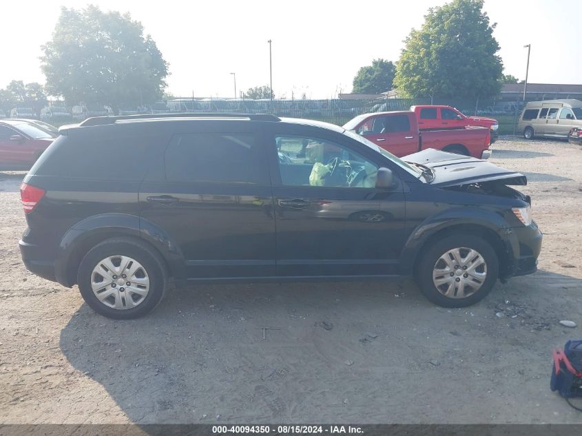 2016 Dodge Journey Se VIN: 3C4PDCAB8GT223288 Lot: 40094350