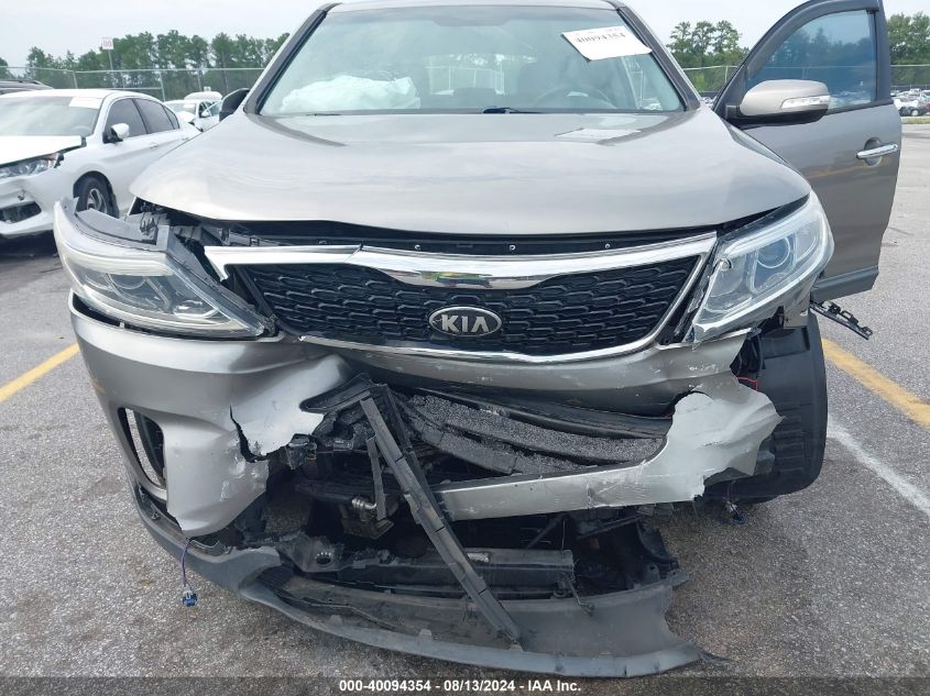 2015 Kia Sorento Lx VIN: 5XYKT3A60FG559894 Lot: 40094354