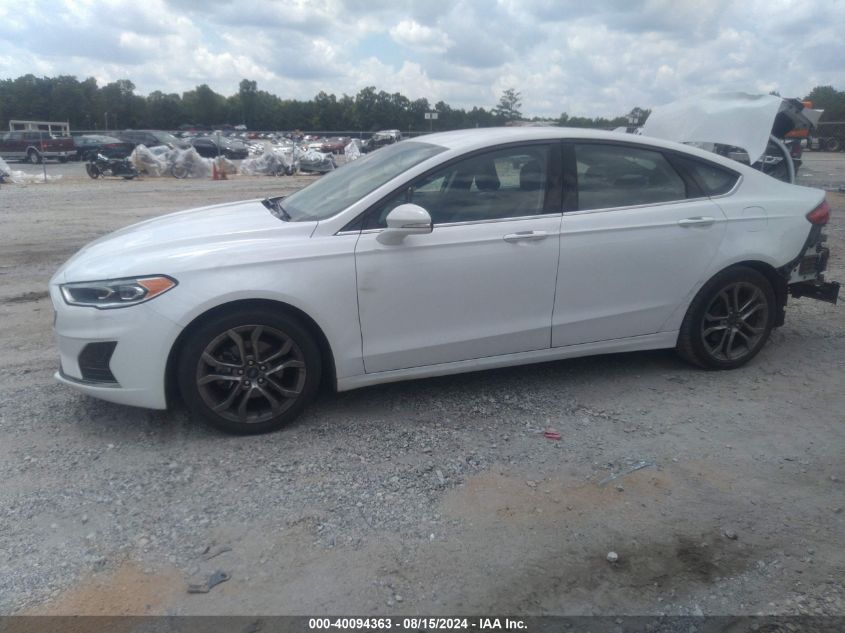 2020 Ford Fusion Sel VIN: 3FA6P0CD7LR177563 Lot: 40094363