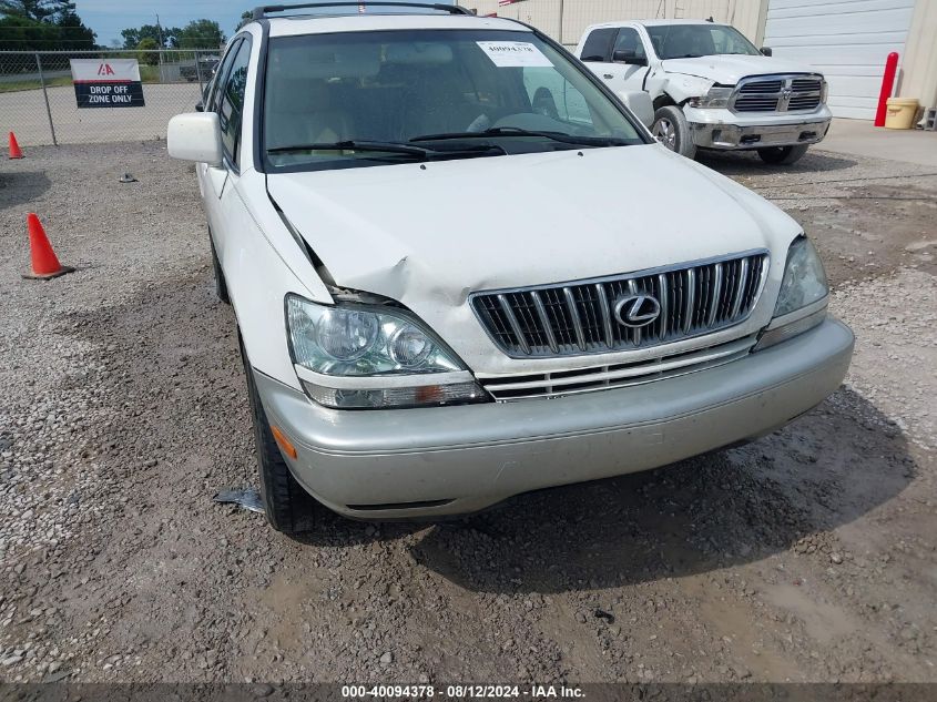 2001 Lexus Rx 300 VIN: JTJHF10U510180598 Lot: 40094378