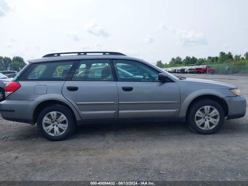 2008 Subaru Outback VIN: 4S4BP60C787308511 Lot: 40094432