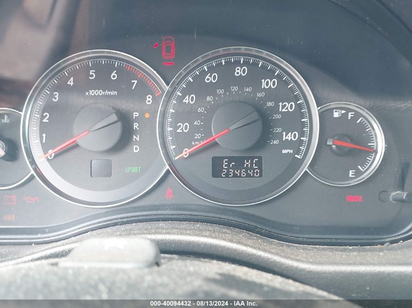 2008 Subaru Outback VIN: 4S4BP60C787308511 Lot: 40094432